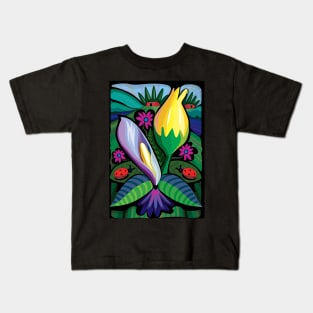 Swamp Flowers (Poster Dimensions) Kids T-Shirt